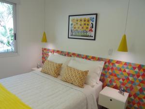Cama ou camas em um quarto em Casa Estrela do Mar