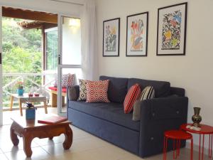 Uma área de estar em Casa Estrela do Mar