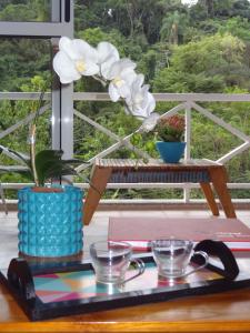Uma varanda ou terraço em Casa Estrela do Mar