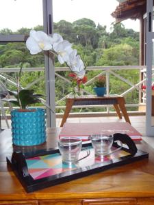 Uma varanda ou terraço em Casa Estrela do Mar