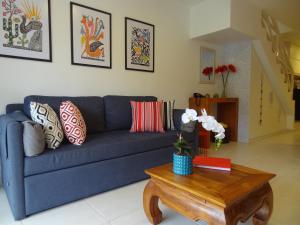 Uma área de estar em Casa Estrela do Mar