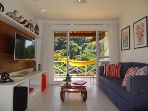 Uma área de estar em Casa Estrela do Mar
