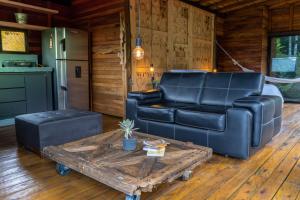 Χώρος καθιστικού στο Ecolodge Daniel Velez