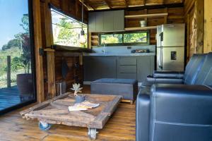 Χώρος καθιστικού στο Ecolodge Daniel Velez