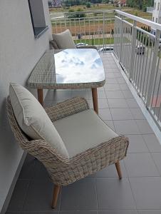 Μπαλκόνι ή βεράντα στο Słoneczny Top Apartament Uniejów +45 φωτογραφίες