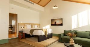 Voodi või voodid majutusasutuse Drifter Christchurch toas