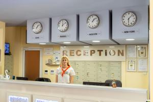 Vstupní hala nebo recepce v ubytování Aphrodite Beach Hotel