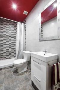 Ένα μπάνιο στο Double Rooms Balmes-Padua