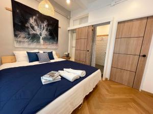 Katil atau katil-katil dalam bilik di Great relaxing in oldtown, Entire floor, near Grand Palace