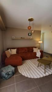 Χώρος καθιστικού στο River house with 3 bedrooms