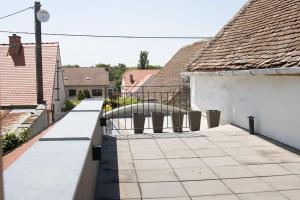 Balkón nebo terasa v ubytování Soukromý domeček nad sklepem U dvou zvířat