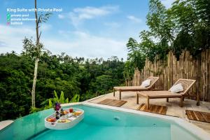 Bazén v ubytování Bubble Hotel Bali Ubud - Adults Only nebo v jeho okolí