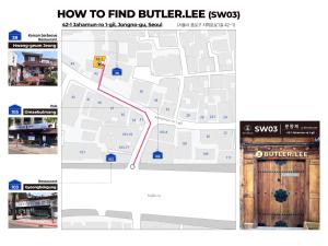 a screenshot of a google map and a screenshot of a building at Luxury Hanok Scent of moonlight stay in Seoul