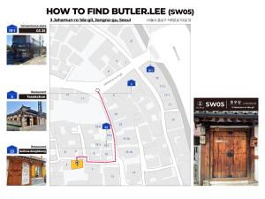 a screenshot of a map of a city at Luxury Hanok MOOD-AM in Seoul +4 photos
