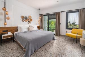 Postel nebo postele na pokoji v ubytování Ölüdeniz Blu Luxury Unique Hotel - Adults-Only