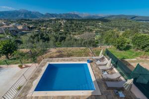 Pogled na planine ili pogled na planine iz vila