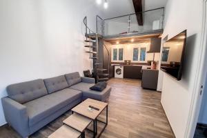 Kuchyň nebo kuchyňský kout v ubytování Haut de villa vue mer 3 pièces climatisé & wifi 4 à 6 personnes