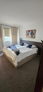 Posteľ alebo postele v izbe v ubytovaní Apartman Norma free parking