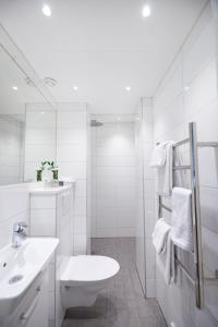 Koupelna v ubytování Mullsjö Hotell & Konferens