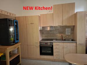 Kuchyň nebo kuchyňský kout v ubytování Hostel Goslar