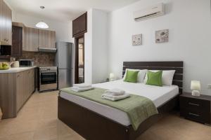 Kuchyň nebo kuchyňský kout v ubytování Lindos Olive Suites + 7 fotografií