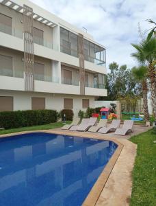 Bazén v ubytování heaven beach sidi rehal nebo v jeho okolí