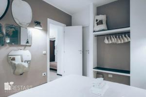 Voodi või voodid majutusasutuse Restart Accommodations Aldobrandini e Sciarra toas