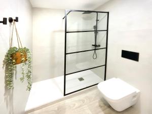 A bathroom at CS7 Kaleria Suites