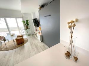A seating area at CS7 Kaleria Suites