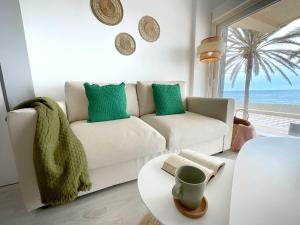 A seating area at CS7 Kaleria Suites