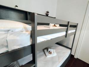 Posteľ alebo postele v izbe v ubytovaní JOIVY Spacious Family Apt for 4, in Carignano, Genoa