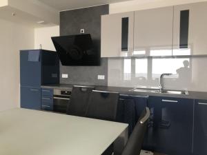 Dapur atau dapur kecil di Strand und Meer, Meerblick