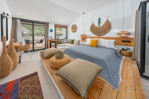 Postel nebo postele na pokoji v ubytování Ölüdeniz Blu Luxury Unique Hotel - Adults-Only