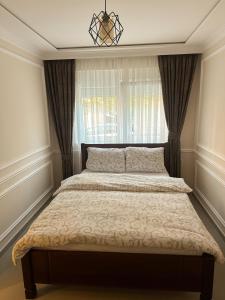 Postel nebo postele na pokoji v ubytování Apartmani Vila Zabljak