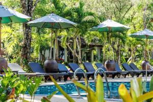 Bazén v ubytování Nang Thong Bay Resort nebo v jeho okolí