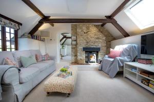 Istumisnurk majutusasutuses Whitley Farm Cottage