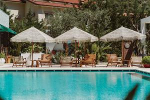Bazén v ubytování Ölüdeniz Blu Luxury Unique Hotel - Adults-Only nebo v jeho okolí