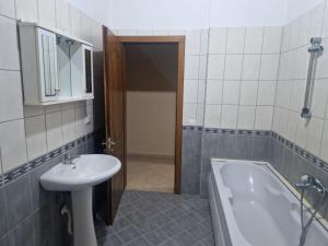 Koupelna v ubytování Mani