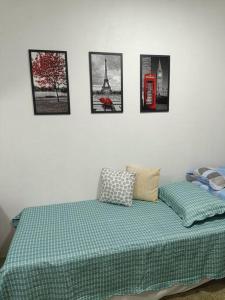 Postel nebo postele na pokoji v ubytování loft 01 Manaus