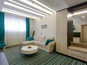 Istumisnurk majutusasutuses Hotel Prezident