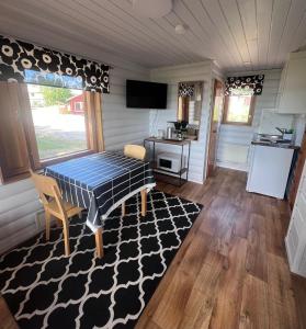 Kuchyň nebo kuchyňský kout v ubytování Jauri Resort