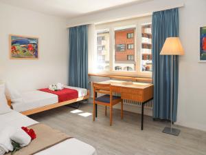 Letto o letti in una camera di Apartment Matten - Utoring-13 by Interhome