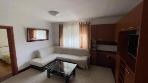 a living room with a couch and a table at Lorena Apartment in Šibenik