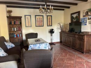 Et opholdsområde på Casa Ayala