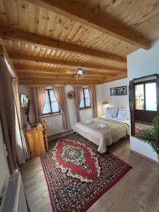 Posteľ alebo postele v izbe v ubytovaní Rustic Lodge Plitvice