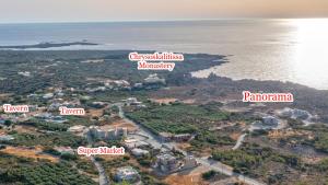 an aerial view of the island of panama at Panorama in Elafonisi