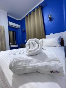 Letto o letti in una camera di Future Hostel