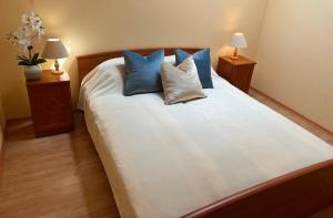 Katil atau katil-katil dalam bilik di Apartamenty NAUTICA Rowy, 150m od plaży