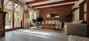 Posezení v ubytování Apartmán U jezírka - Relax v Chřibech - Kroměříž - Kostelany
