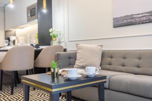 Część wypoczynkowa w obiekcie Ambria Apartments Promenada